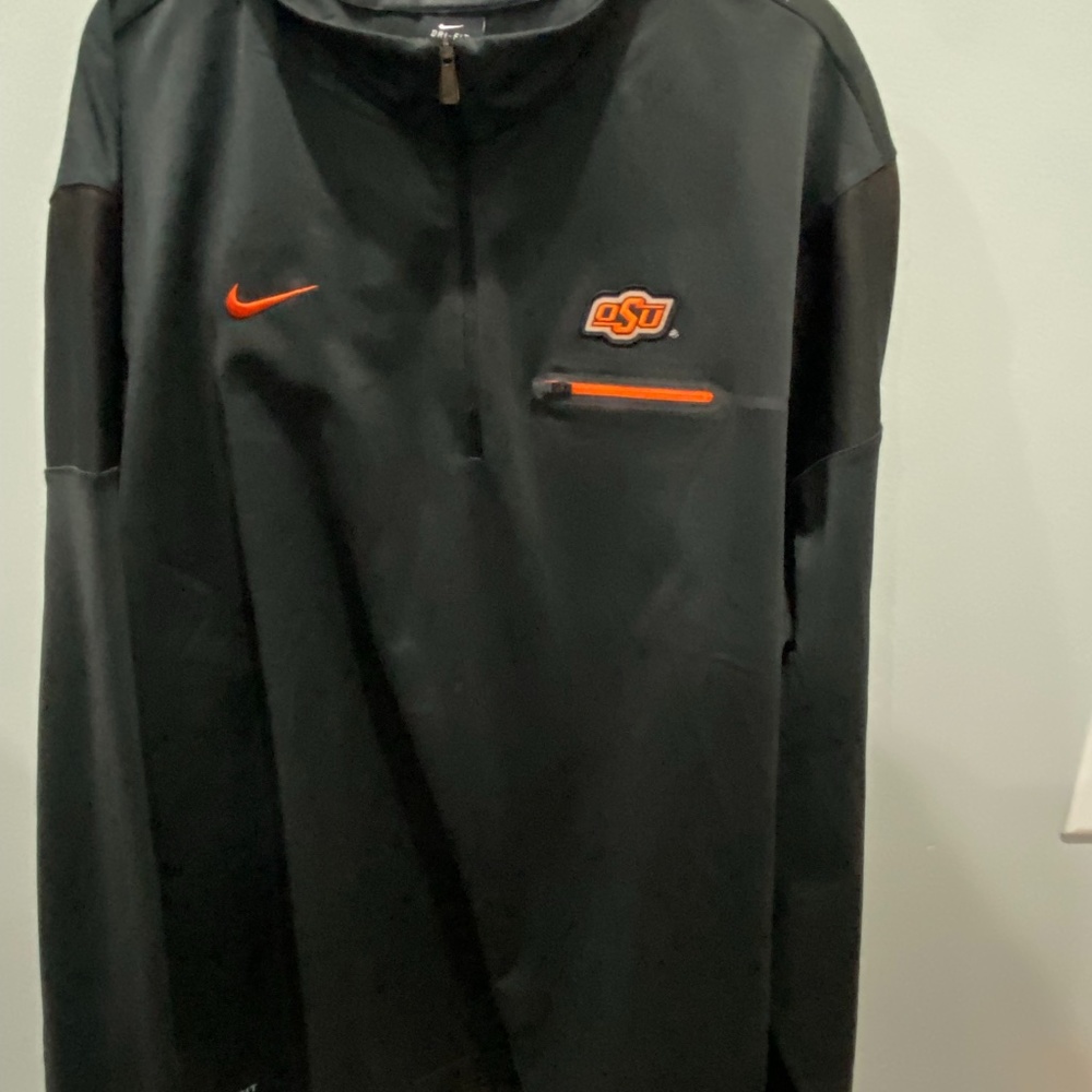 Oklahoma State University Nike Dri-Fit Men's Black Pullover Sweatshirt 3XL